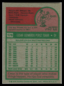 1975 Topps #178 Cesar Tovar