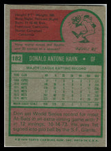 Load image into Gallery viewer, 1975 Topps #182 Don Hahn