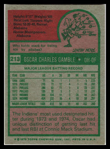 1975 Topps #213 Oscar Gamble