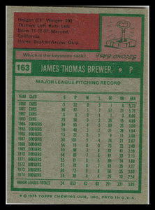 1975 Topps #163 Jim Brewer