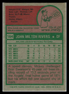 1975 Topps #164 Mickey Rivers