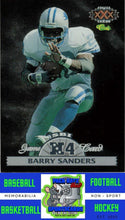 Load image into Gallery viewer, 1996 Classic NFL Experience #N4 Barry Sanders M/F Super Bowl Game NM