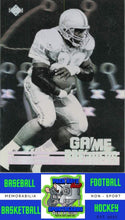 Load image into Gallery viewer, 1991 Upper Deck #GB1 Barry Sanders M/F Game Breaker Holograms NM