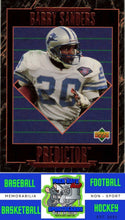 Load image into Gallery viewer, 1995 Upper Deck #RP11 Barry Sanders M/F Predictors League Leaders NM