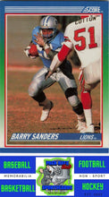 Load image into Gallery viewer, 1990 Score 100 Hottest #5 Barry Sanders M/F NM