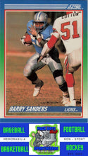 Load image into Gallery viewer, 1990 Score 100 Hottest #5 Barry Sanders M/F NM