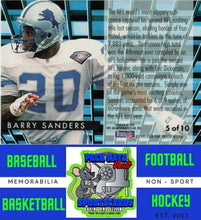 Load image into Gallery viewer, 1995 Fleer #5 Barry Sanders M/F Gridiron Leaders NM