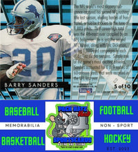 Load image into Gallery viewer, 1995 Fleer #5 Barry Sanders M/F Gridiron Leaders NM
