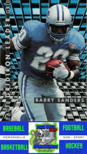 Load image into Gallery viewer, 1995 Fleer #5 Barry Sanders M/F Gridiron Leaders NM
