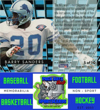 Load image into Gallery viewer, 1995 Fleer #5 Barry Sanders M/F Gridiron Leaders NM