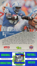 Load image into Gallery viewer, 1995 Classic NFL Experience #34 Barry Sanders M/F Gold NM