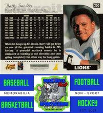 Load image into Gallery viewer, 1996 Score #200 Barry Sanders M/F Artist's Proofs NM