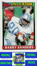 Load image into Gallery viewer, 1991 Topps #415 Barry Sanders M/F NM