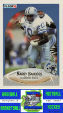 Load image into Gallery viewer, 1990 Fleer #284 Barry Sanders M/F NM