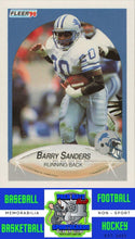 Load image into Gallery viewer, 1990 Fleer #284 Barry Sanders M/F NM