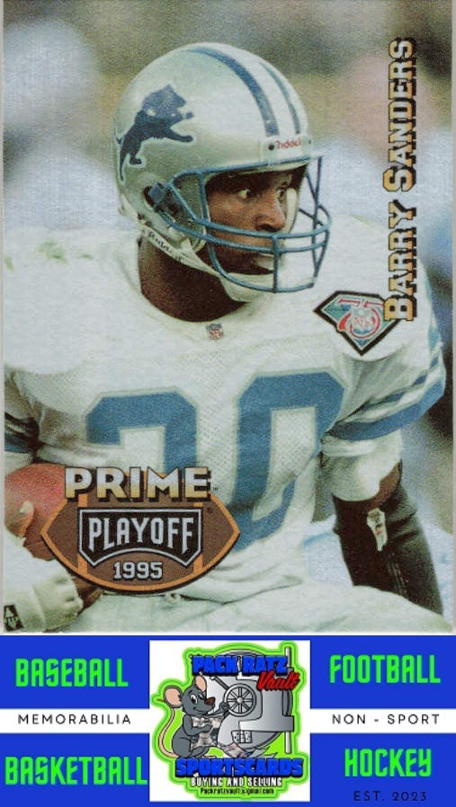 1995 Playoff Prime #20 Barry Sanders M/F NM