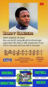 1995 Playoff Prime #20 Barry Sanders M/F NM