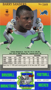 1991 Ultra #169 Barry Sanders M/F NM