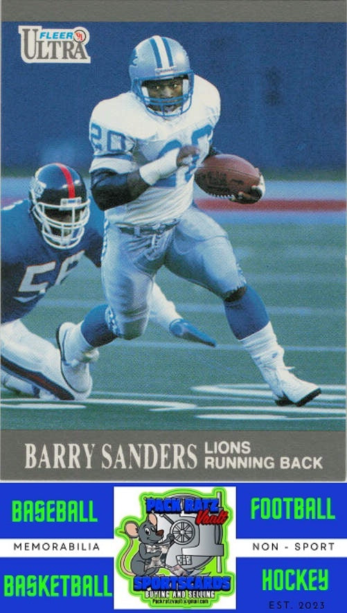 1991 Ultra #169 Barry Sanders M/F NM