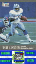 Load image into Gallery viewer, 1991 Ultra #169 Barry Sanders M/F NM