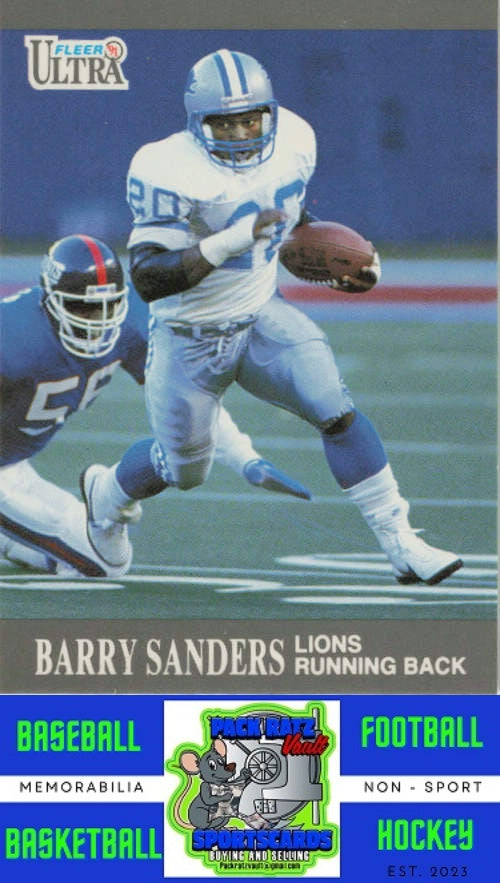 1991 Ultra #169 Barry Sanders M/F NM