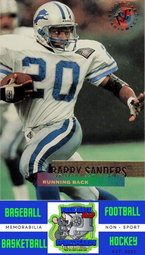 1995 Stadium Club #370 Barry Sanders M/F NM