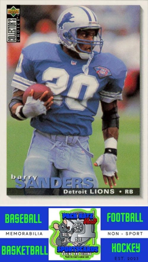 1995 Collector's Choice #156 Barry Sanders M/F NM