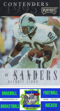 Load image into Gallery viewer, 1995 Playoff Contenders #5 Barry Sanders / Errict Rhett M/F Back-To-Back NM