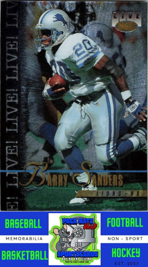 1995 Classic Images Limited Live #6 Barry Sanders M/F NM