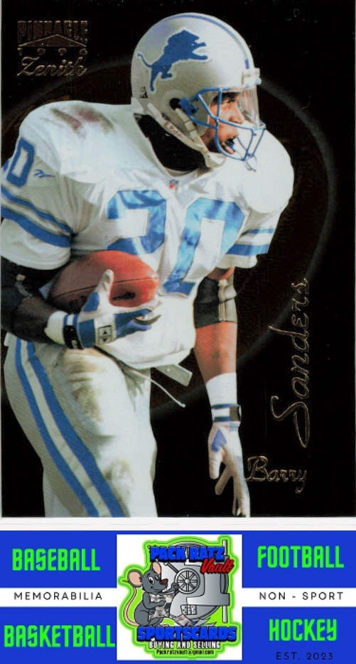 1996 Zenith #Z-18 Barry Sanders M/F NM