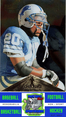 1996 Pinnacle #198 Barry Sanders M/F Foil NM