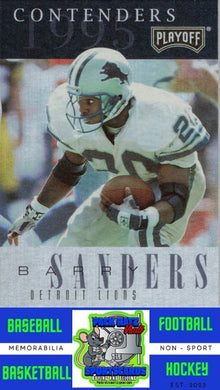 1995 Playoff Contenders #5 Barry Sanders / Errict Rhett M/F Back-To-Back NM