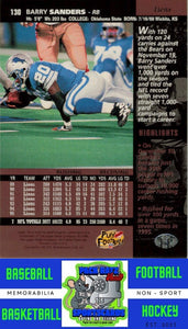 1996 Upper Deck #130 Barry Sanders M/F NM