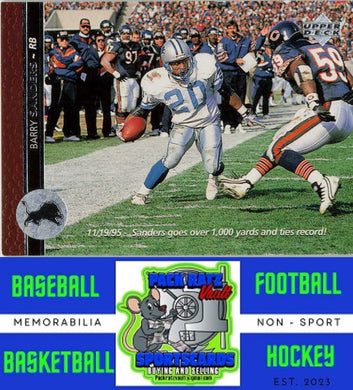 1996 Upper Deck #130 Barry Sanders M/F NM