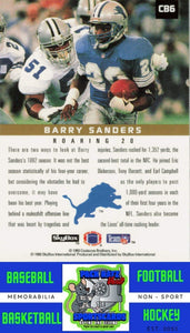 1993 SkyBox Premium #CB6 Barry Sanders M/F Costacos Brothers NM