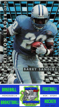 Load image into Gallery viewer, 1995 Fleer #5 Barry Sanders M/F Gridiron Leaders NM