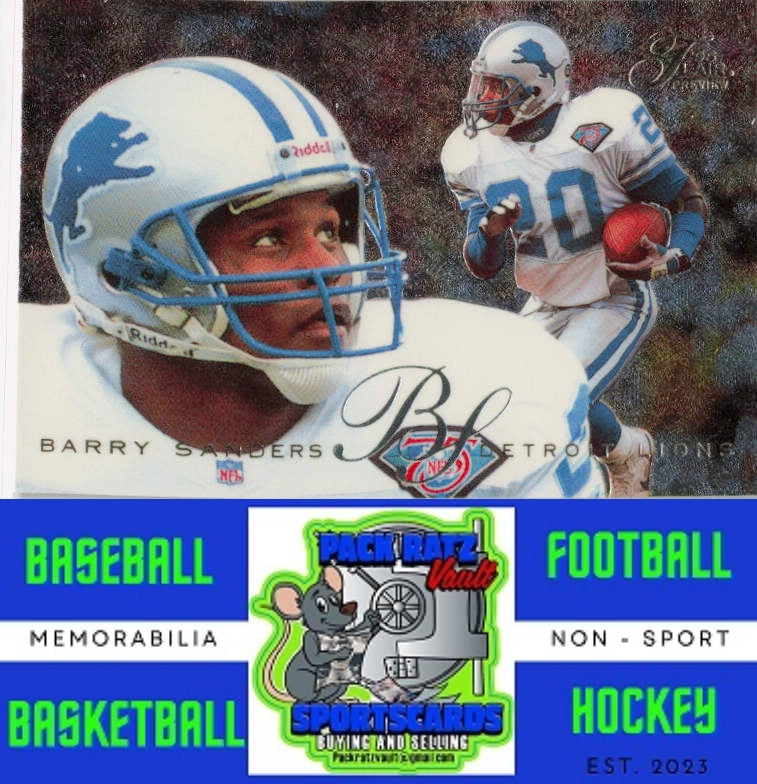 1995 Fleer #10 Barry Sanders M/F Flair Preview NM