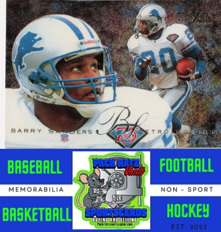 1995 Fleer #10 Barry Sanders M/F Flair Preview NM