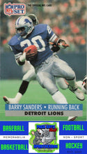 Load image into Gallery viewer, 1991 Pro Set #502 Barry Sanders M/F NM