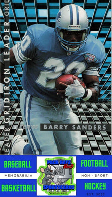 1995 Fleer #5 Barry Sanders M/F Gridiron Leaders NM