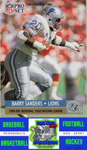 Load image into Gallery viewer, 1991 Pro Set #10 Barry Sanders M/F NM