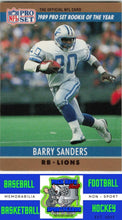 Load image into Gallery viewer, 1990 Pro Set #1a Barry Sanders M/F NM