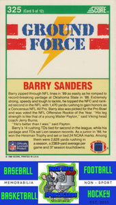 1990 Score #325 Barry Sanders M/F NM