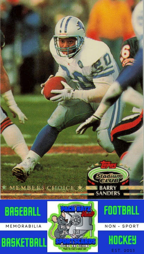 1992 Stadium Club #301 Barry Sanders M/F NM