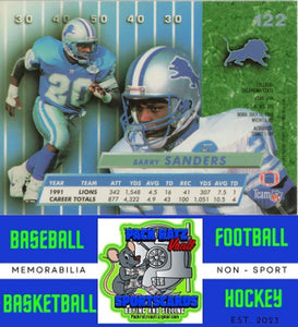 1992 Ultra #122 Barry Sanders M/F NM