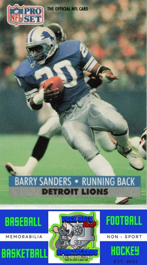 1991 Pro Set #502 Barry Sanders M/F NM