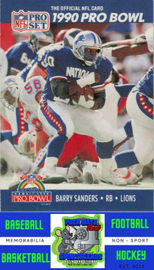 1990 Pro Set #413 Barry Sanders M/F NM