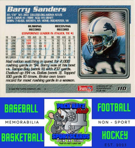 1995 Topps #110 Barry Sanders M/F NM