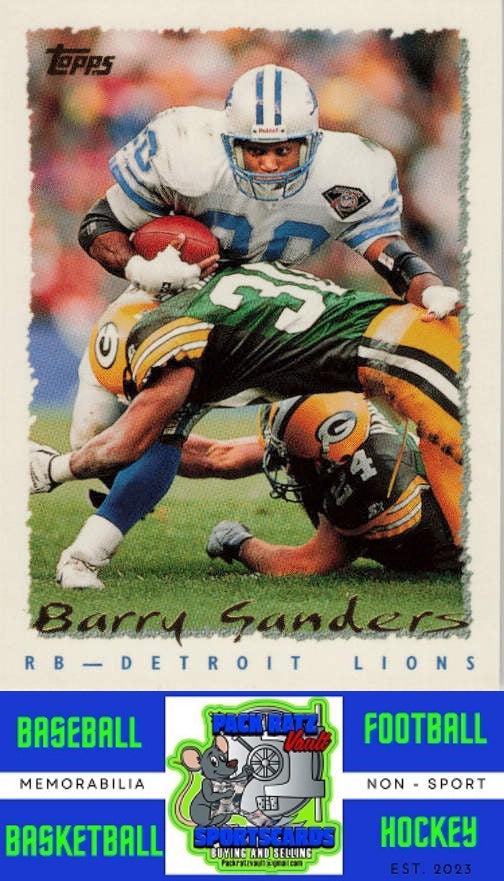 1995 Topps #110 Barry Sanders M/F Factory Jaguars NM