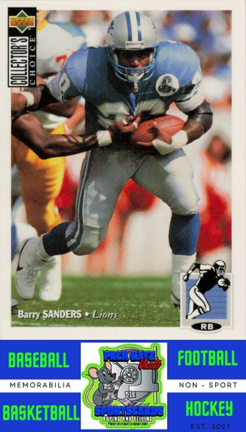 1994 Collector's Choice #86 Barry Sanders M/F Gold NM